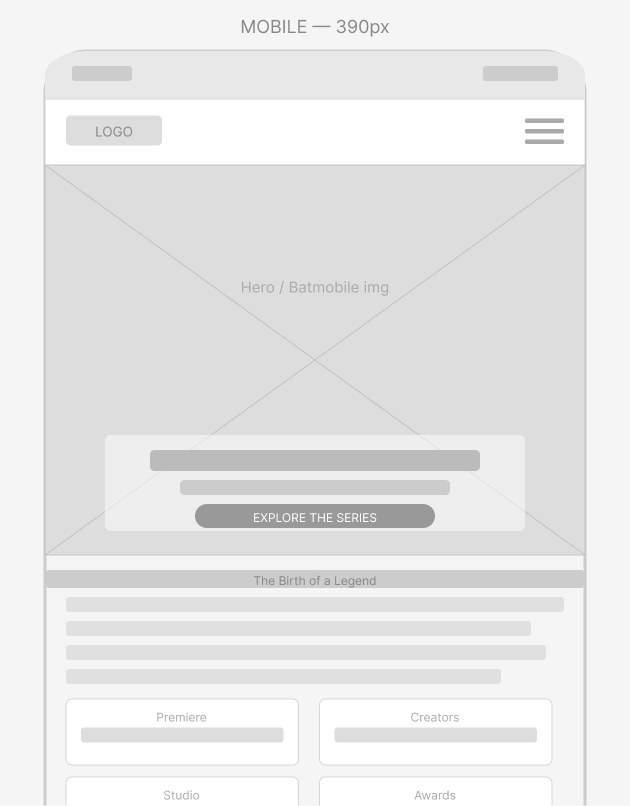 wireframes mobile